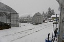 農作業場(雪景色)風景-1